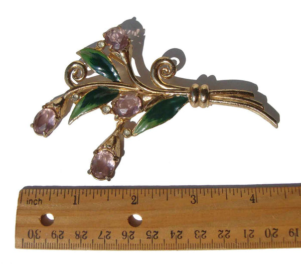 Vintage 1930s Flower Bouquet Brooch