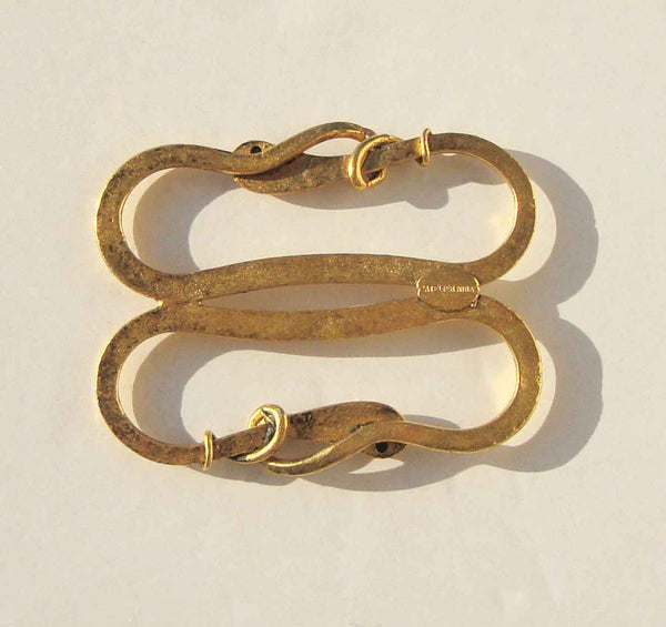 Vintage Double Snake Belt Buckle