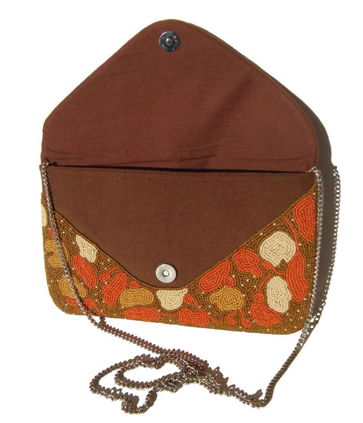 Autumnal Beaded Handbag