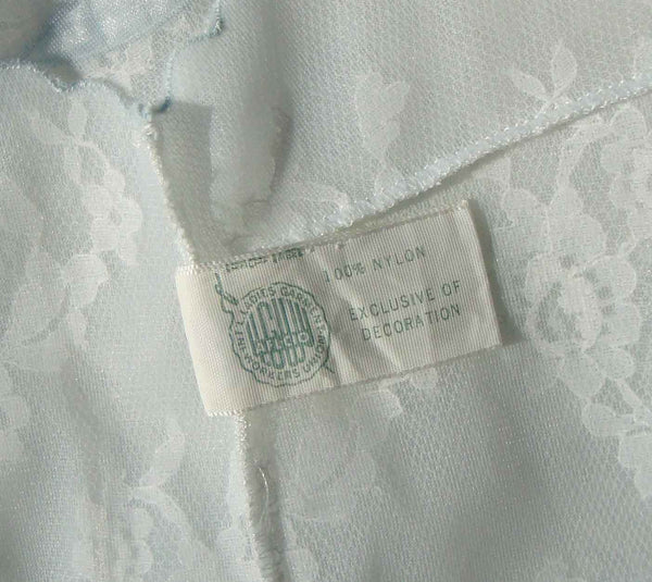 Vintage Nightgown Label