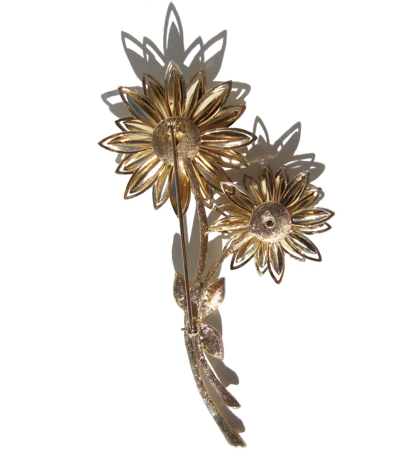 Vintage deals Big 60's Big Brooch Flower Pin