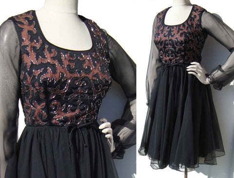 EmmyLou Wiggle Dress - Vintage western dress by Unique Vintage