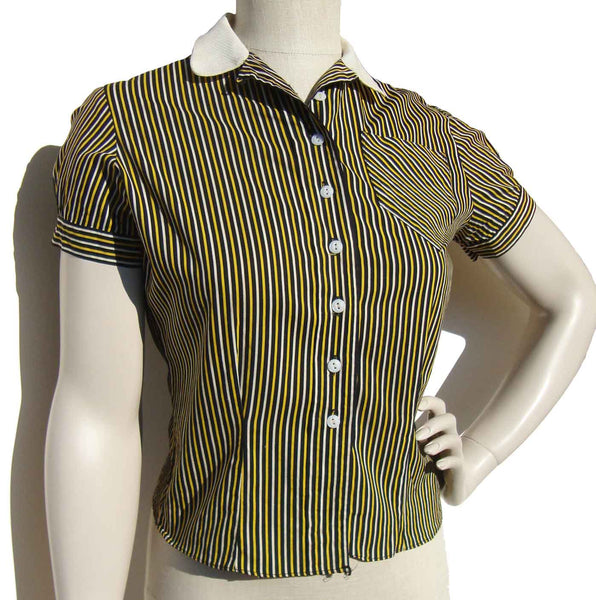 1950s Blouse Shirt - Metro Retro Vintage