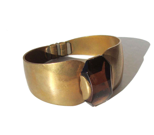 40s Deco Brass Clamper - Metro Retro Vintage