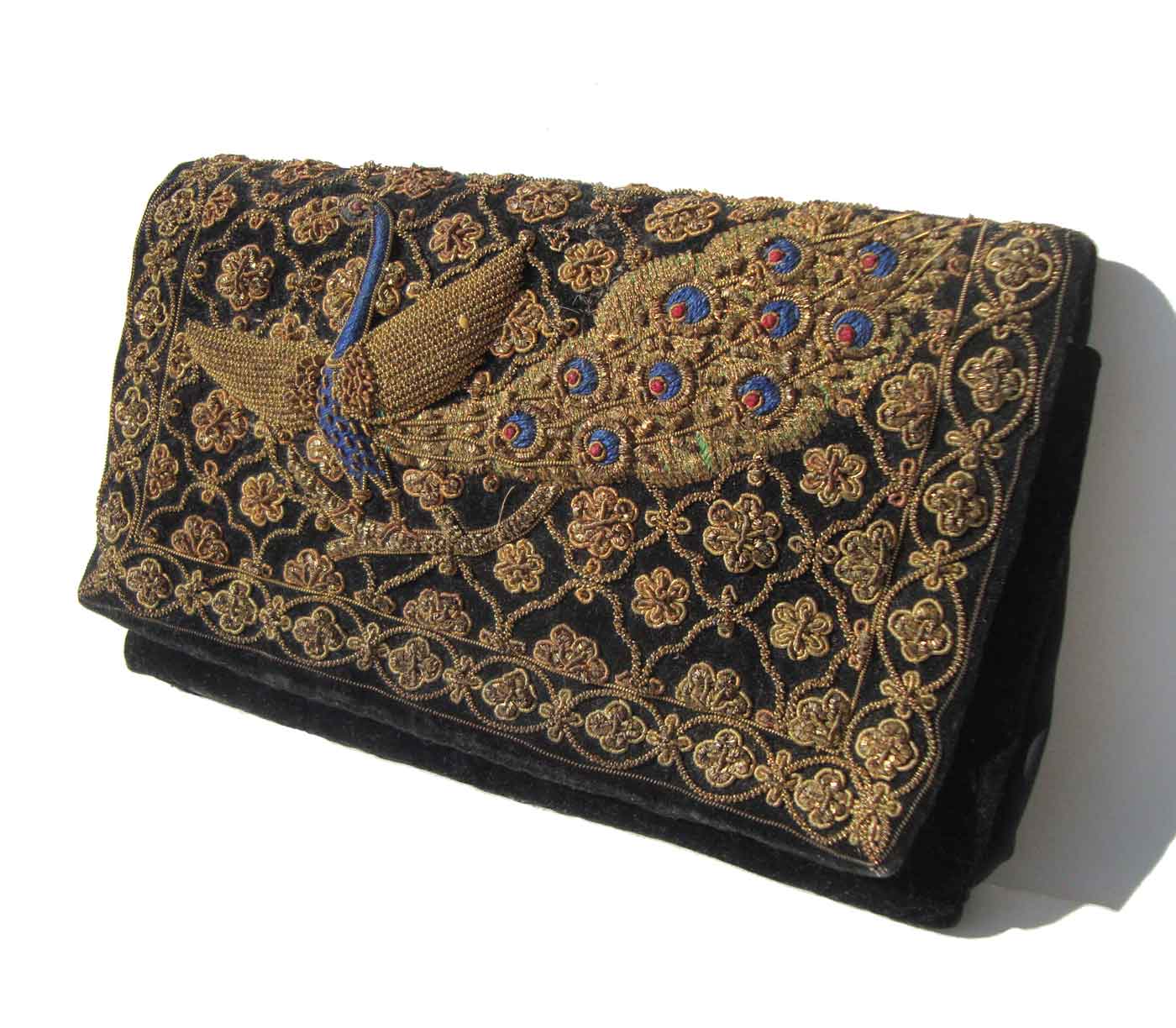 Buy Ro RoxLottie Vintage Clutch Bag for Women - Pleated Handbag for Evening  - 2 Removable Shoulder Chain - Antique Snap Closure with Diamantes  Detailing - Black Evening Bag for Wedding Party Online at desertcartINDIA